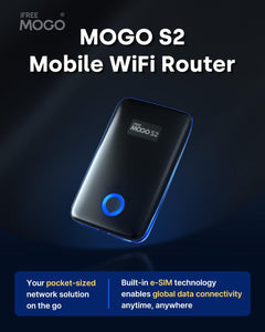 MOGO S2 - eSIM Global Mobile 4G WiFi Router | Travel Essential | 5GB FREE LIMITED OFFER - TRAVELUTION STORE